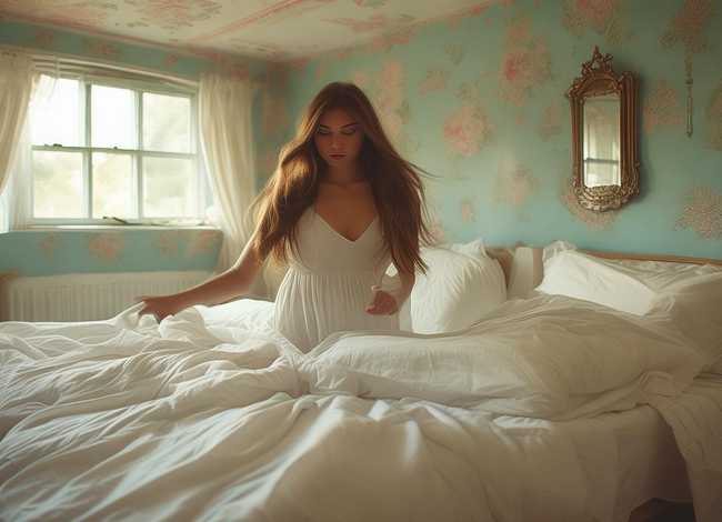 铺床女孩故事后续，女子铺床的电影