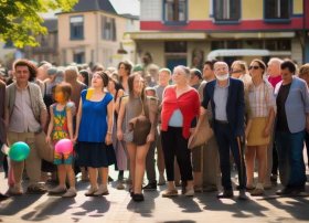 排排队的故事 - 排队的小故事