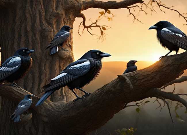 七只乌鸦的睡前故事、七只乌鸦的睡前故事图片
