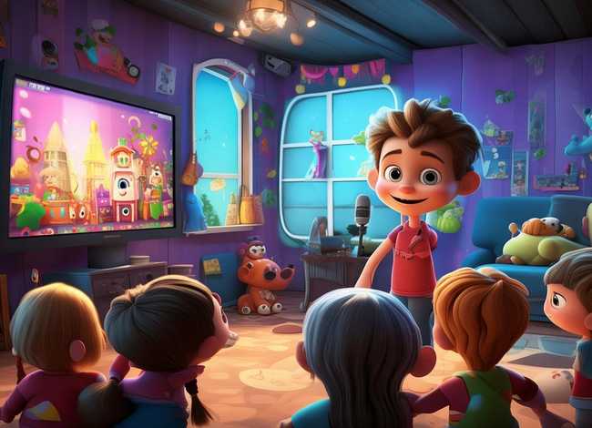 讲儿童故事模板；儿童故事模板视频