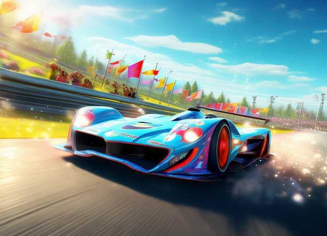 赛车的绘本故事 赛车的绘本故事图片