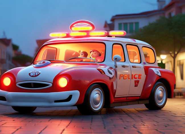 儿童故事警车（警车的故事 幼儿睡前）