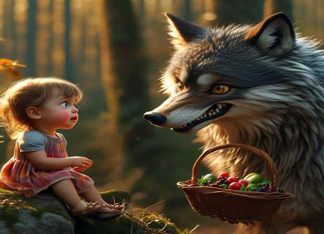 儿童故事会狼外婆的故事 - 狼外婆的故事原版