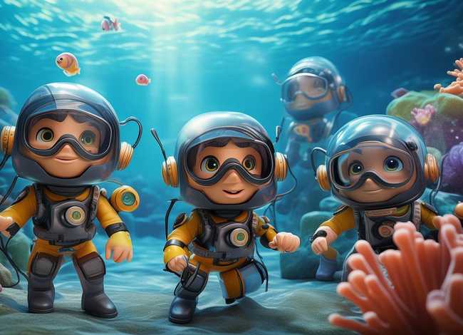 儿童故事海底小纵队在线听、海底小纵队故事在线听mp3