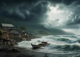 台风有关的经典小故事；台风有关的经典小故事简短