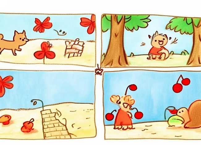 手绘幼儿故事、幼儿手绘画故事4图