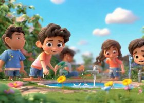 节约用水故事视频儿童 关于节约用水的动画视频