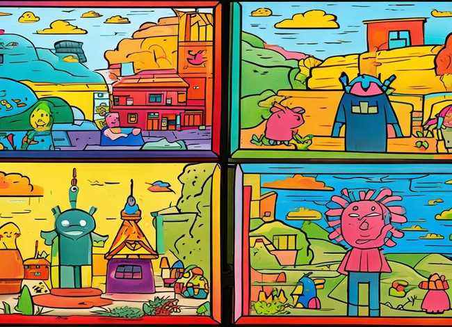 幼儿故事连环画图片4张简笔画，幼儿故事连环画图片4张简笔画大全