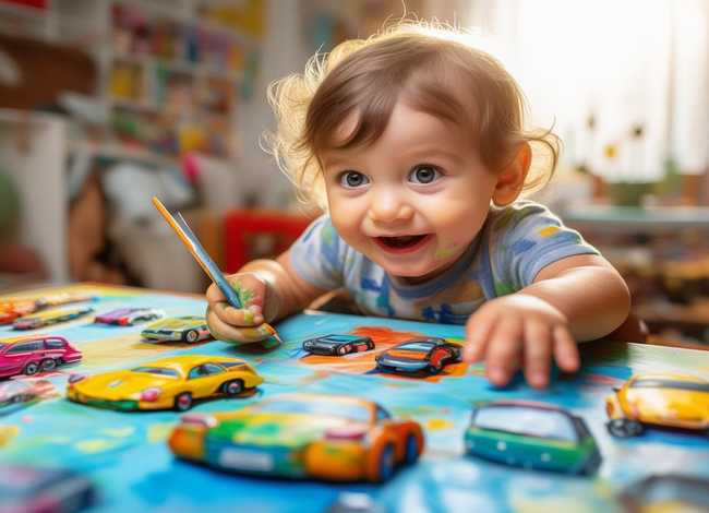 绘画儿童（汽车绘画儿童）