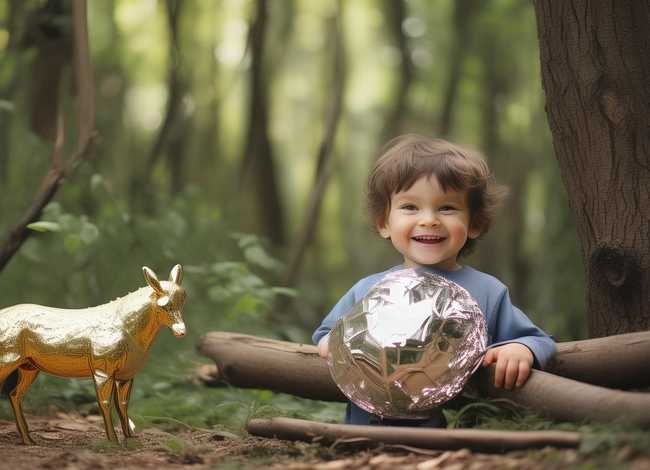 儿童故事金斧子和银斧子（金斧子和银斧子故事幻灯片）