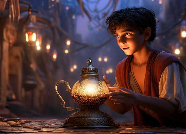 童话故事阿拉丁神灯的故事；阿拉丁神灯的故事全篇