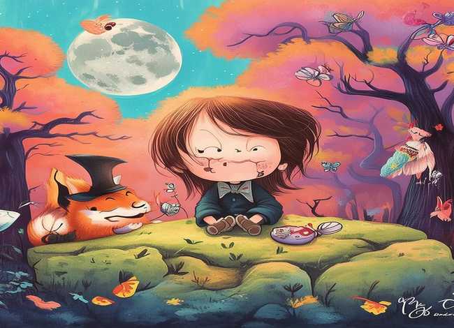 换牙的时候故事；故事换牙的时候插图