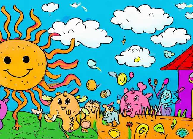 幼儿手绘故事画 - 幼儿手绘故事画画图片