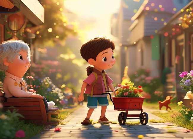 乐于助人的儿童故事绘本 - 关于乐于助人的绘本故事