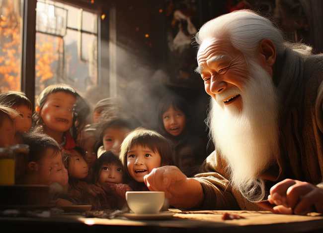 重阳节关于老人的儿童故事；重阳节老人给小孩儿讲的故事