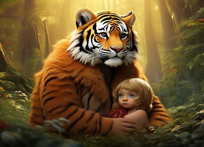 虎姑婆绘本；虎姑婆绘本图片