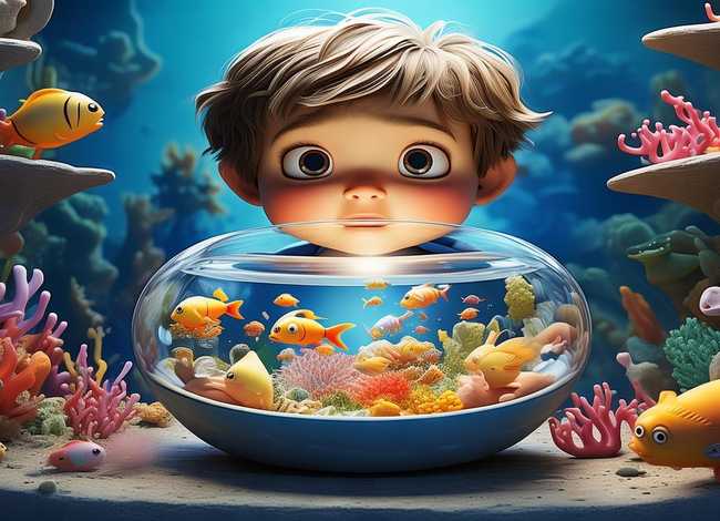 关于鱼的故事儿童版（关于鱼的故事简短幼儿）