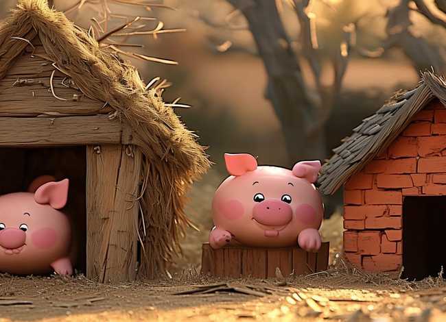 少儿睡前故事三只小猪 少儿睡前故事365三只小猪