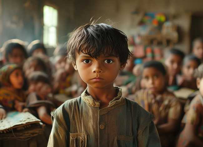 失学儿童 失学孩子