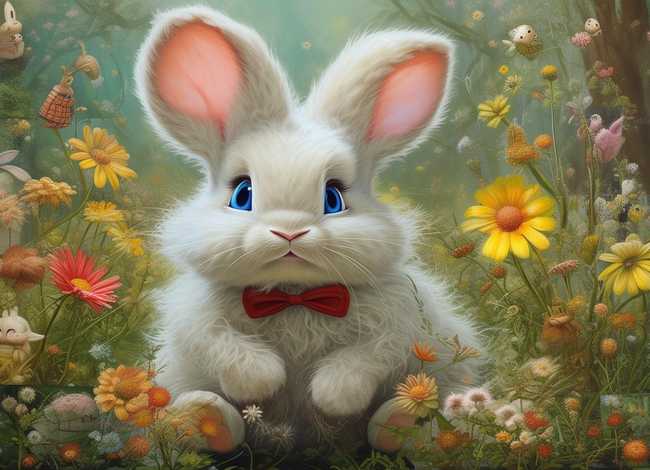 小兔子故事图片，小兔子故事图片大全