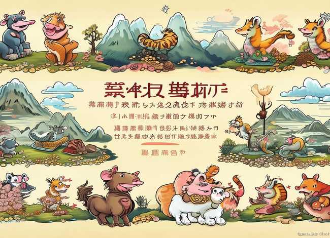十二生肖的故事英文版带翻译、十二生肖的故事英文版带翻译图片