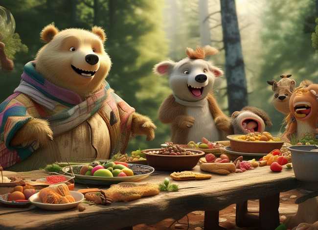 小熊请客故事完整视频，小熊请客故事完整视频在线观看