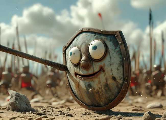 矛和盾的故事 搞笑；矛和盾的故事 搞笑图片