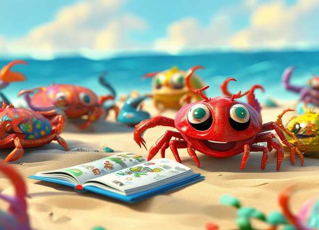 螃蟹故事绘本；关于螃蟹绘本故事