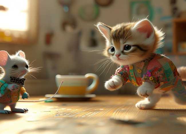 猫和老鼠的故事幼儿故事、猫和老鼠的故事幼儿故事简介