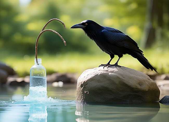 乌鸦喝水故事故事 - 乌鸦喝水故事故事内容