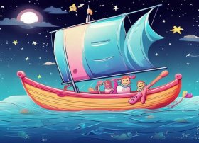 关于船的儿童睡前故事 - 关于船的幼儿故事