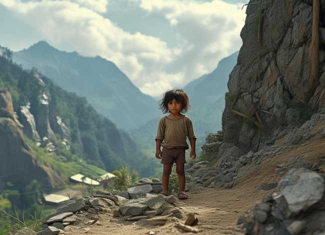 山区失学儿童感人故事 - 贫困山区孩子求学的感人故事