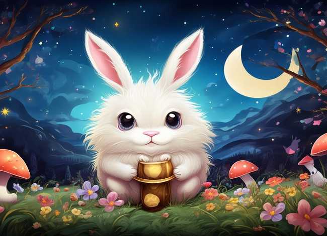 玉兔的绘本故事；玉兔的绘本故事图片