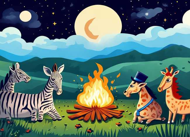 草原动物的儿童故事、草原上的动物故事