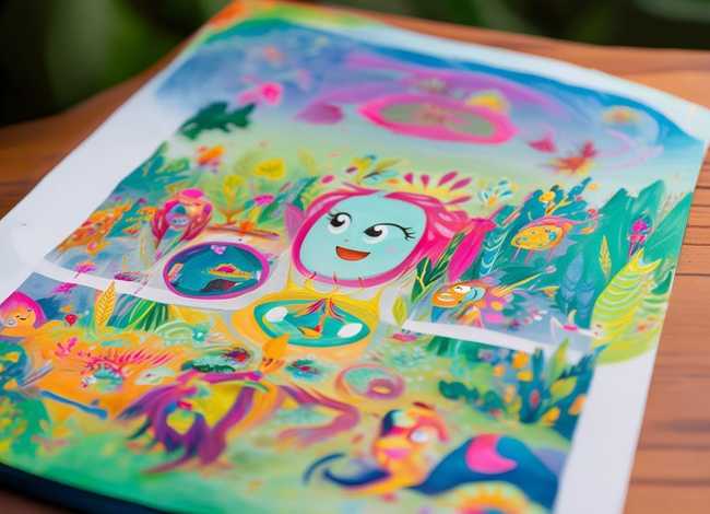 儿童故事绘画本打印版 儿童故事绘画模板打印