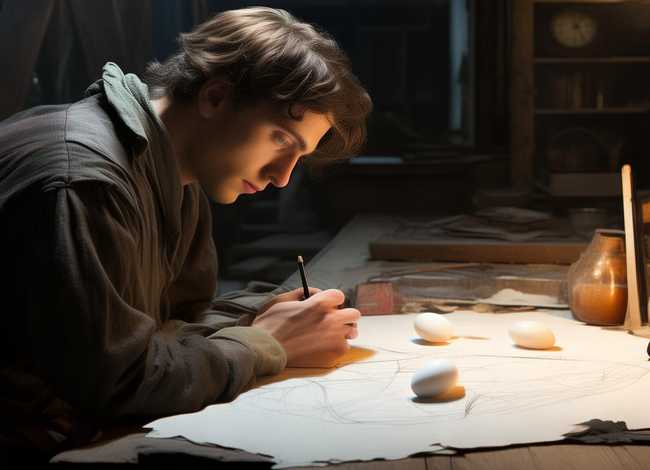 达芬奇画鸡蛋的故事 达芬奇画鸡蛋的故事完整版