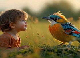 童童懂事了儿童故事童童看鸟妈妈；看一下儿童童话