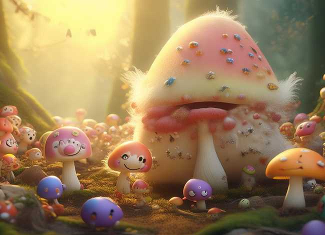 儿童故事《大蘑菇》 蘑菇幼儿故事