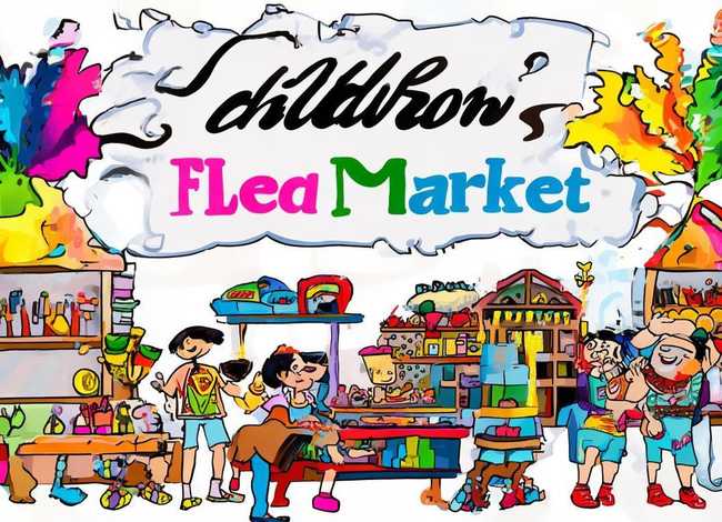 儿童跳蚤市场素材可打印；儿童跳蚤市场展示牌素材可打印