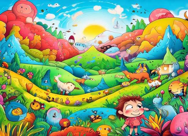 儿童故事绘本插画图（儿童故事绘本插画图册英语）