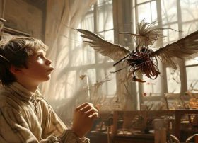 达芬奇想飞绘本故事读后感、达芬奇想飞绘本故事原文