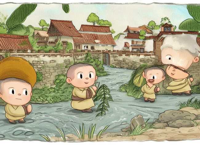儿童故事三个和尚的故事、幼儿三个和尚的故事