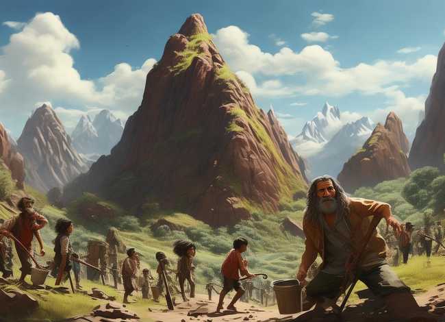 愚公移山少儿故事，愚公移山的故事少儿