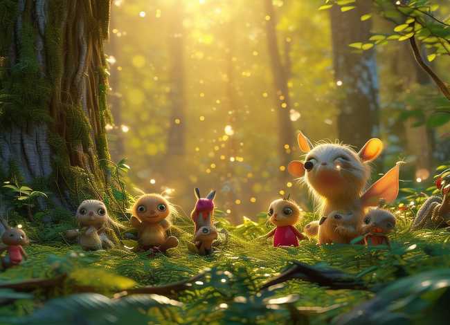 大森林里的故事儿童剧、大森林里的小伙伴幼儿故事