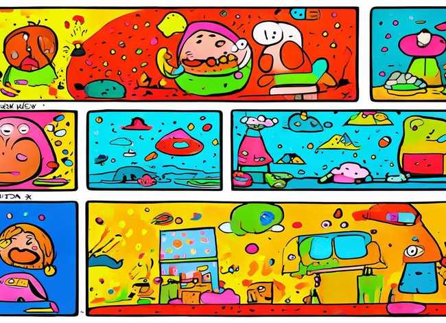 儿童连环画简单又好看，儿童连环画简单又好看的画