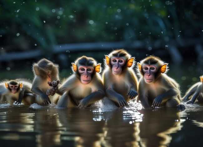 儿童故事猴子捞月大体概括 - 猴子捞月故事概括20字