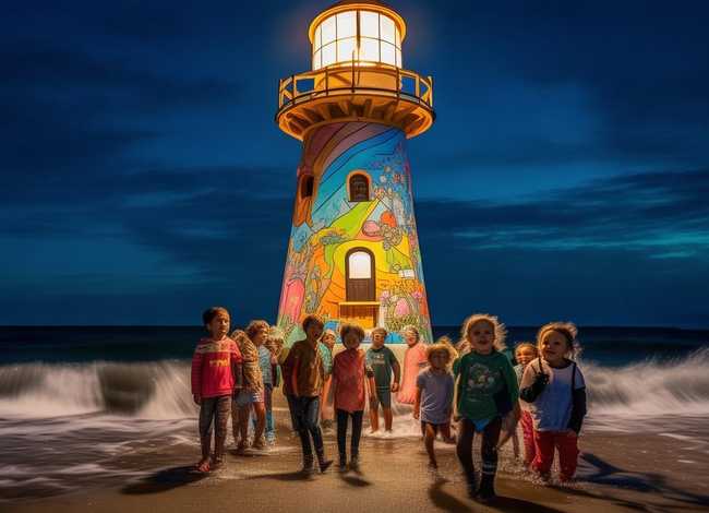 儿童心灵灯塔故事；灯塔的故事幼儿