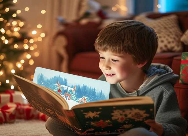 圣诞故事绘本英语初一，圣诞故事绘本英语初一续写