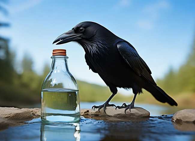 乌鸦喝水儿童故事内容、乌鸦喝水幼儿故事内容