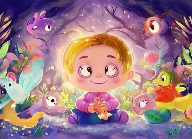 六一儿童节童话故事绘画简单好看（六一儿童节的童话图画）